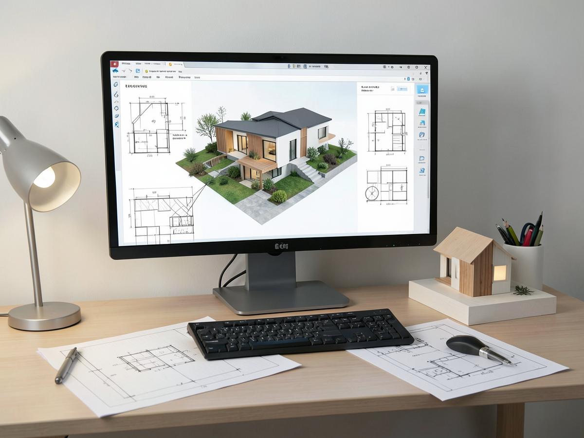 Modelação 3D de habitação e desenhos técnicos